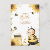 Mama to Bee Floral Diapper Raffle Informatiekaartje (Voorkant)