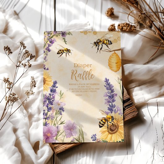 Mama to Bee Floral Diapper Raffle Informatiekaartje