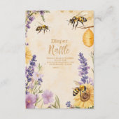 Mama to Bee Floral Diapper Raffle Informatiekaartje (Voorkant)