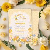 Mama to Bee floral Geslachtsneutraal Baby shower Kaart