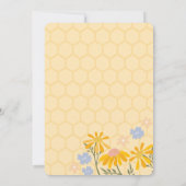 Mama to Bee floral Geslachtsneutraal Baby shower Kaart (Achterkant)