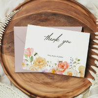 Mama to Bee Floral Waterverf Flat Dank u Kaart