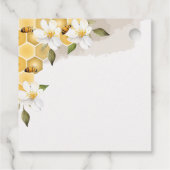 Mama to Bee Flowers and Bees Honey Baby Sprinkle Bedankjes Labels (Achterkant)