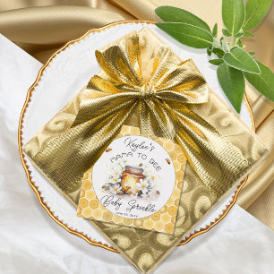 Mama to Bee Flowers and Bees Honey Baby Sprinkle Bedankjes Labels