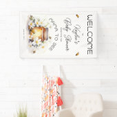 Mama to Bee Flowers and bijes Honey Baby shower Spandoek (Insitu)