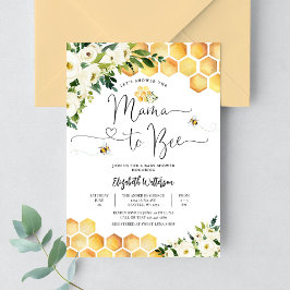 Mama to Bee Geslachtsonzijdige Baby Shower Kaart