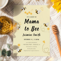 Mama To Bee Honingraat Baby Shower Feest