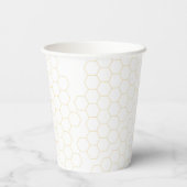 Mama-to-bee Party Cups Papieren Bekers (Achterkant)