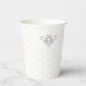 Mama-to-bee Party Cups Papieren Bekers (Voorkant)