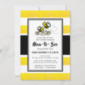 Mama to Bee Schattige Geel Baby shower Kaart (Voorkant)
