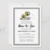 Mama to Bee Schattige White Daisy Baby shower Kaart (Voorkant)