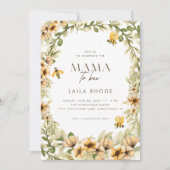 Mama to Bee Spring Baby shower Invitation Kaart (Voorkant)