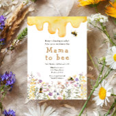 Mama to Bee Wildflower Boho Moeder Baby Borrel Kaart