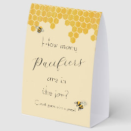 Mama tot Bee Baby Shower Spel Tafel Tent Bordje