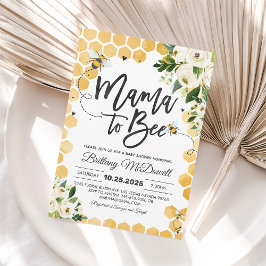 Mama tot Bee Baby Shower Uitnodiging | Hommels