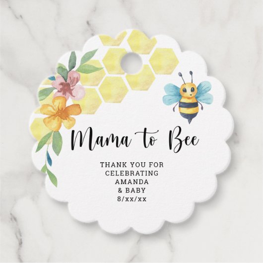 Mama tot Bij Bedankjes Labels (Voorkant)