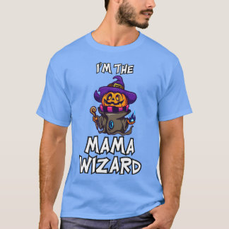 Mama Tovenaar Halloween Bijpassend Familie Kostuum T-shirt