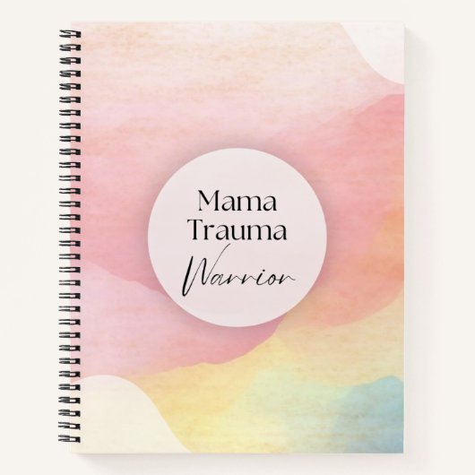 Mama Trauma Warrior Journal Notitieboek (Voorkant)
