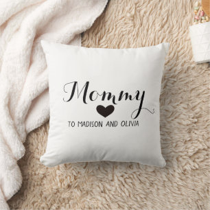 Mama Trendy mama, Kinder Names Moederdag Gift Kussen
