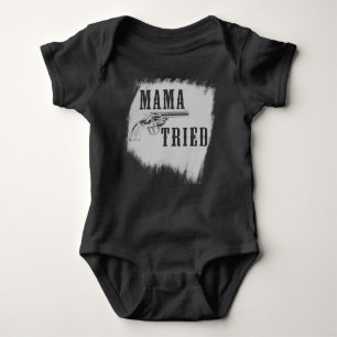 Mama Tried Merle Haggard Land DARK Romper