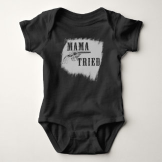 Mama Tried Merle Haggard Land DARK Romper