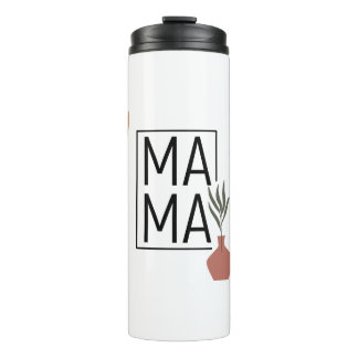 Mama Tumbler, Boho Tumbler, Tumbler met deksel, Thermosbeker