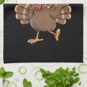 Mama Turkey Matching Family Group Thanksgiving Theedoek (Gevouwen)