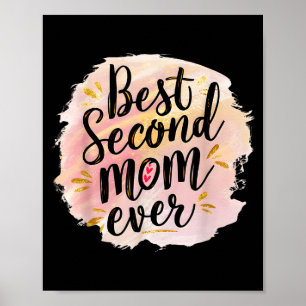 Mama tweede mama ooit moederdag  poster