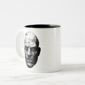 mama tweekleurige koffiemok (Voorkant links)