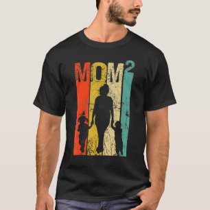 mama tweelingmoeder van tweeling mama high2 Moeder T-shirt