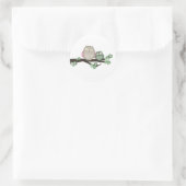 Mama Uil & Baby {Groen} | Stickers (Tas)