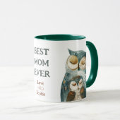 Mama Uil Beste Mama Ooit Moederdag Mok (Voorkant rechts)