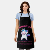 Mama Unicorn Fan Club Schort (Gedragen)