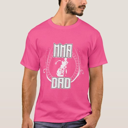 Mama vader vecht gemengde vechtsporten t-shirt (Voorkant)