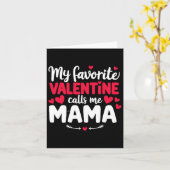 Mama Valentijn Schattigee romantische Valentijnsda Kaart (Gele Bloem)