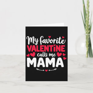 Mama Valentijn Schattigee romantische Valentijnsda Kaart