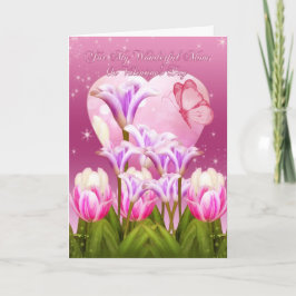 Mama Valentijnsdag Kaart - Bloemen Valentijnsdag