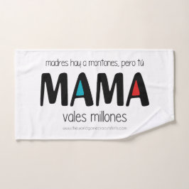 Mama vales millones bad handdoek