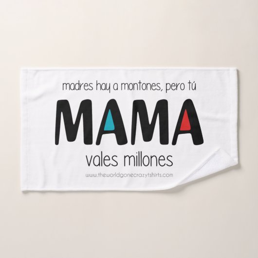 Mama vales millones bad handdoek (Handdoek)