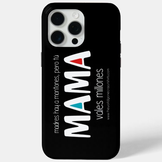 Mama vales millones Case-Mate iPhone case (Achterkant)
