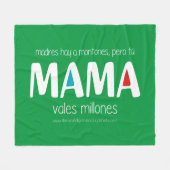 Mama vales millones fleece deken (Voorkant (Horizontaal))