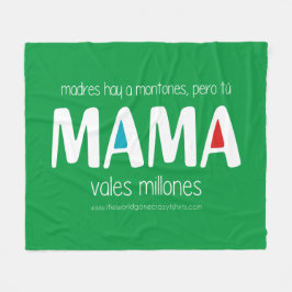 Mama vales millones fleece deken