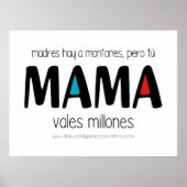 Mama vales millones poster (Voorkant)