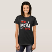 Mama van 2 jongens T-shirt (Voorkant volledig)