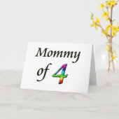 MAMA VAN 4 KAART (Gele Bloem)