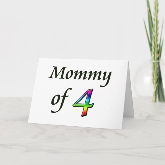 MAMA VAN 4 KAART (Voorkant)