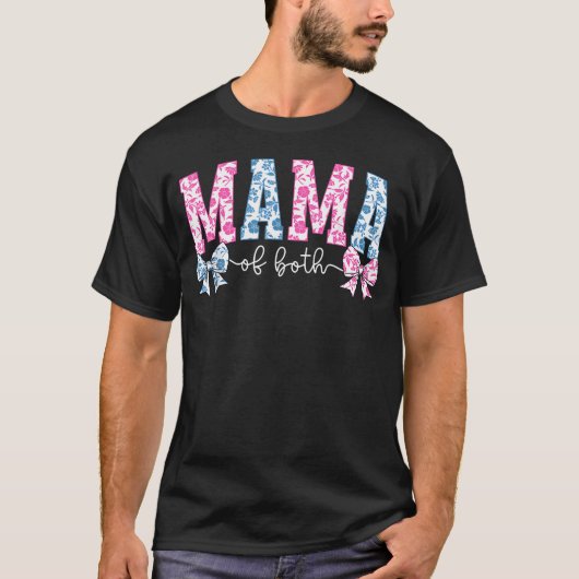 Mama Van Beide Coquette Moeder Van Beide Moeder Va T-shirt (Voorkant)