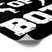 Mama van beide grappige voetbal karate moeder poster (Hoek)