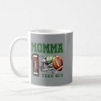 Mama van de 1 jaar oude voetbalfan 1e koffiemok