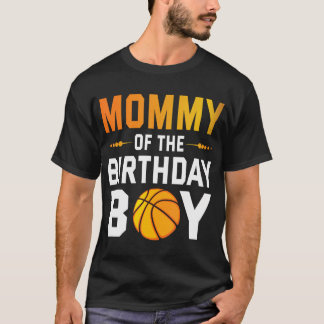 Mama van de Basketball Player Boy Happy T-shirt